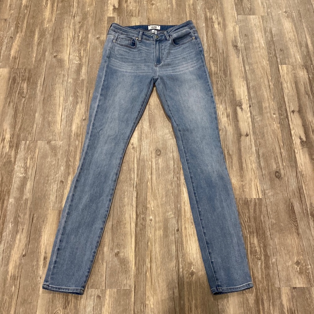 Paige Jeans mid-rise leggy extra long ultra skinny - Rissy 29